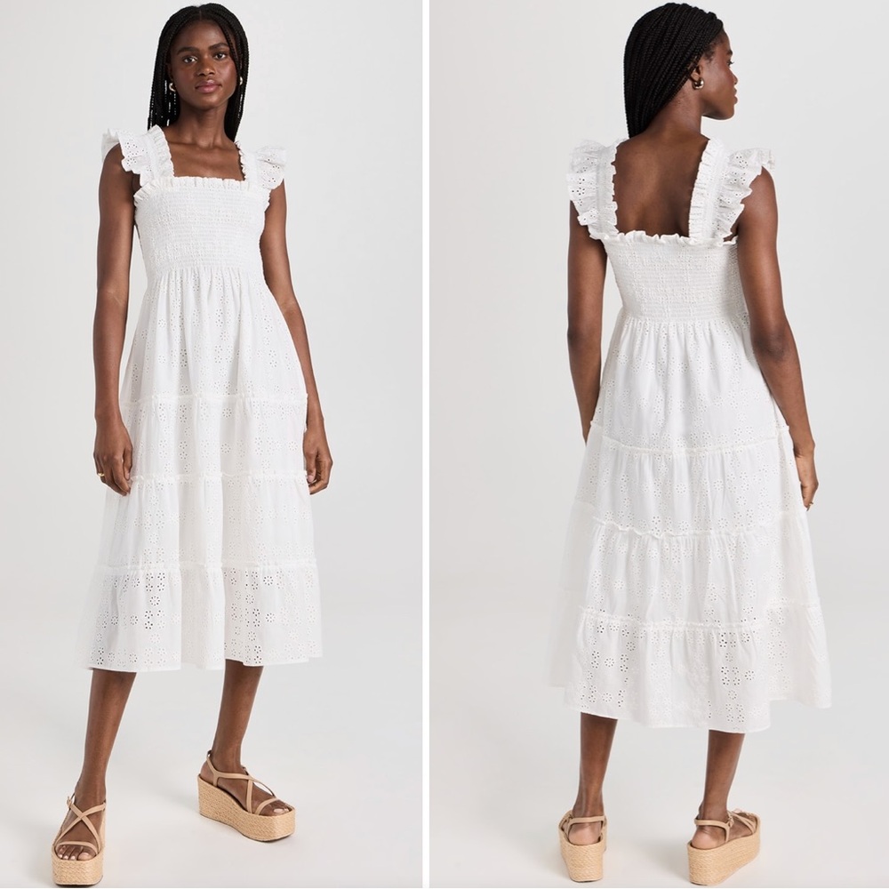 Hill House White Eyelet Ellie Nap Dress